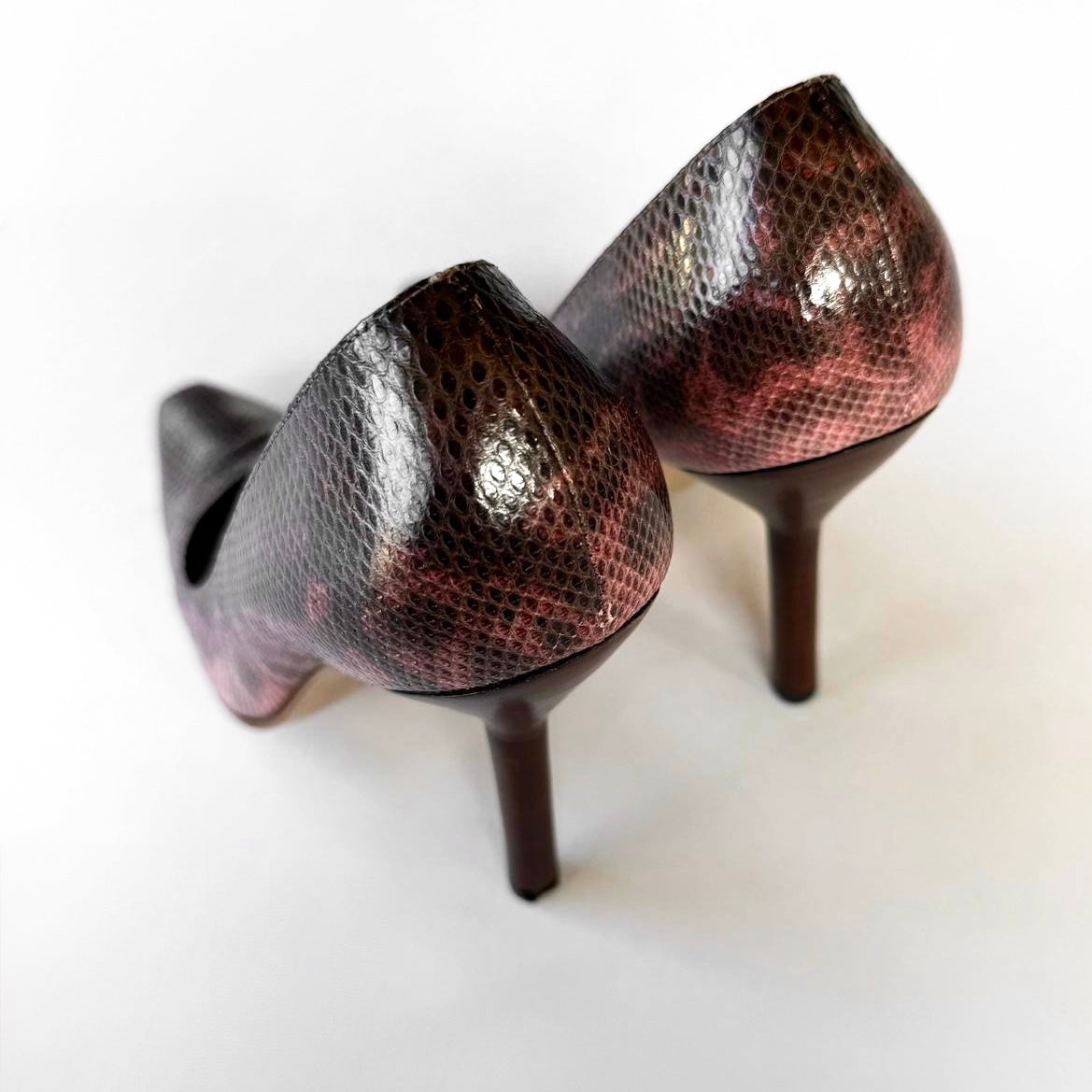Vintage Gucci Snakeskin Pumps (7)