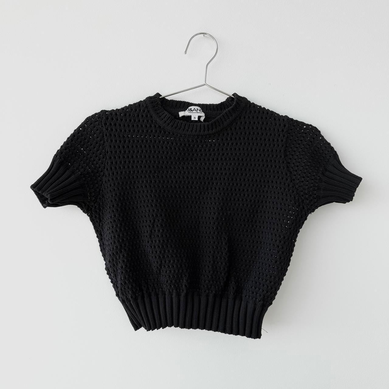 Dolce and Gabbana Cropped Crochet Top