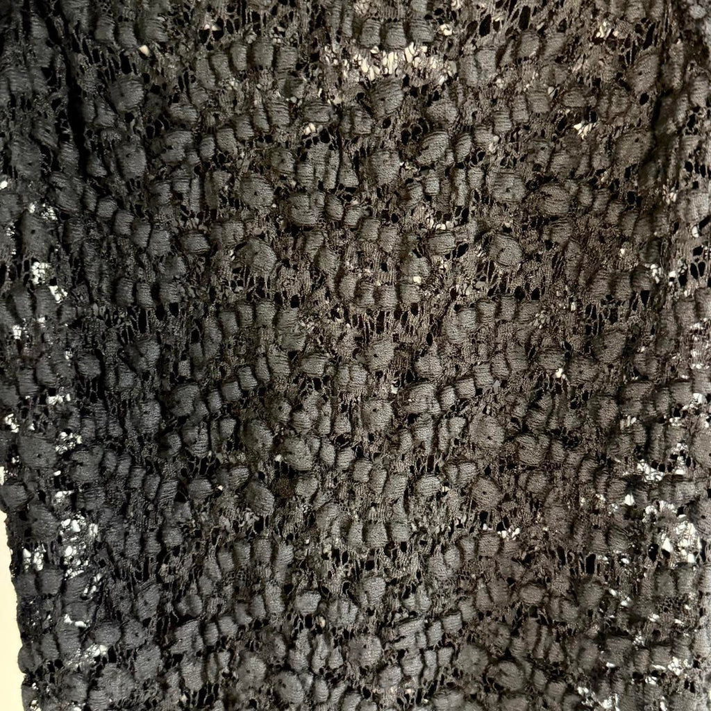 Isabel Marant Étoile Black Sheer Longline Lace Top