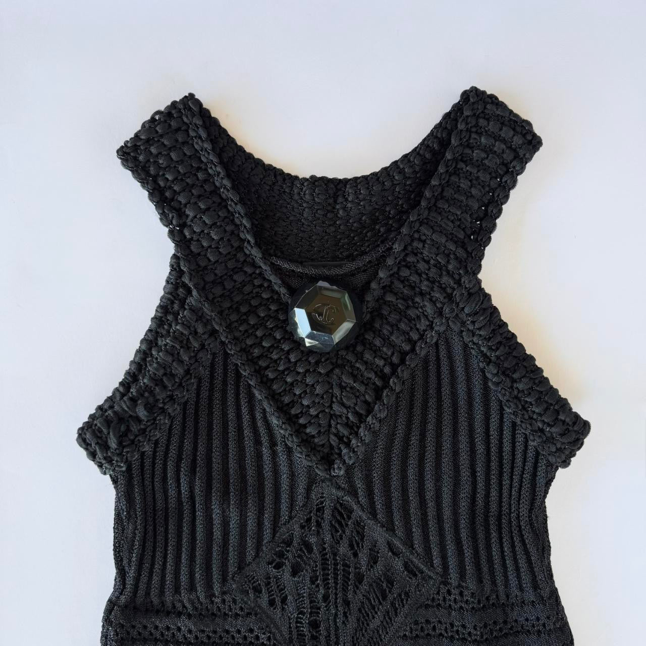 Vintage Cavalli Crochet Tank Top