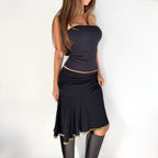 Just Cavalli Leopard Trim Mini Skirt