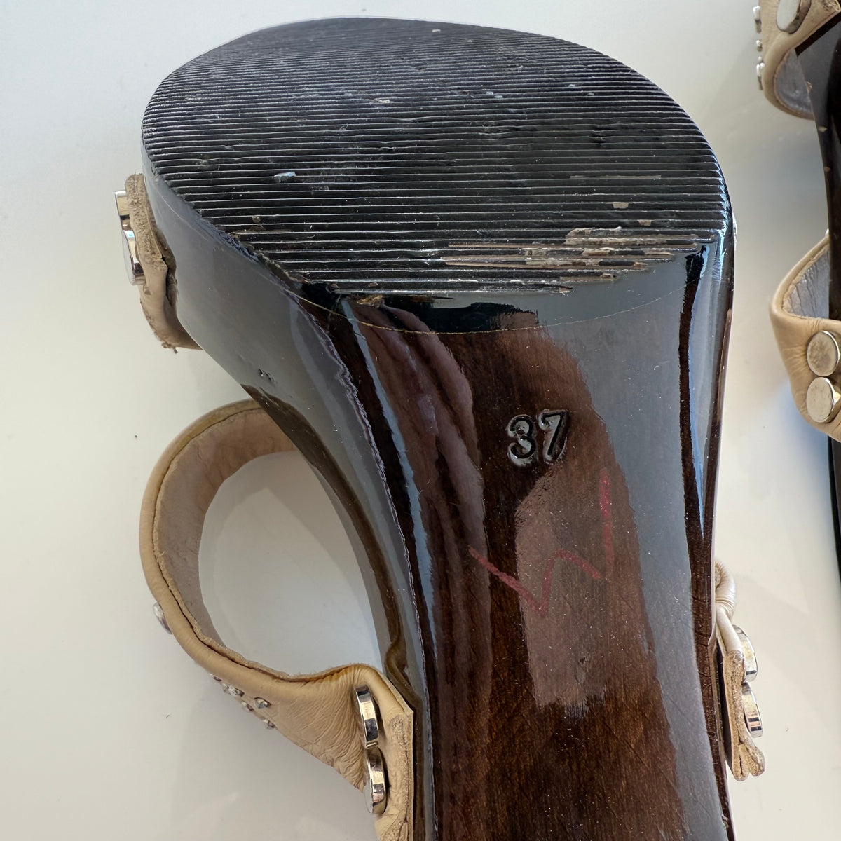 Vintage Versace Studded Heels (37)