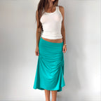 Vintage La Perla Ruched Midi Skirt