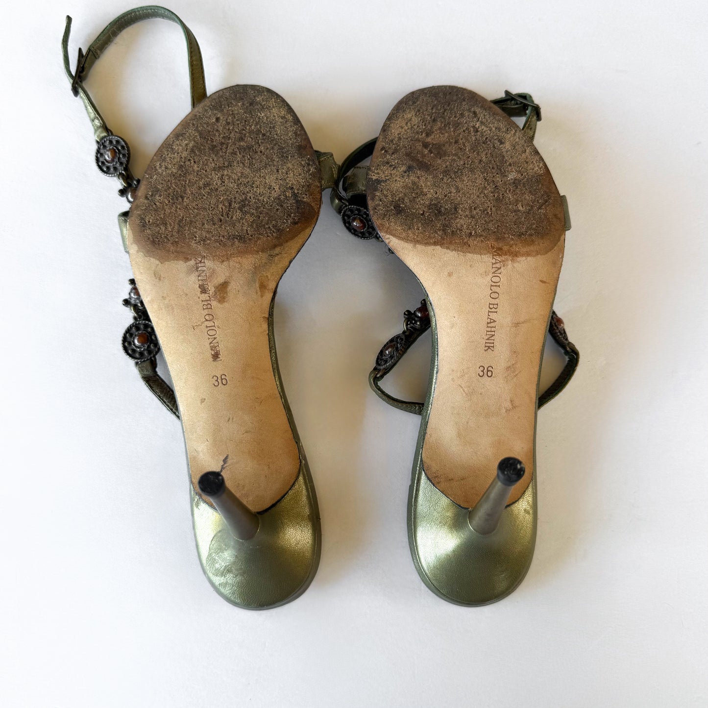 Vintage Manolo Blahnik Sandal Heels (36)