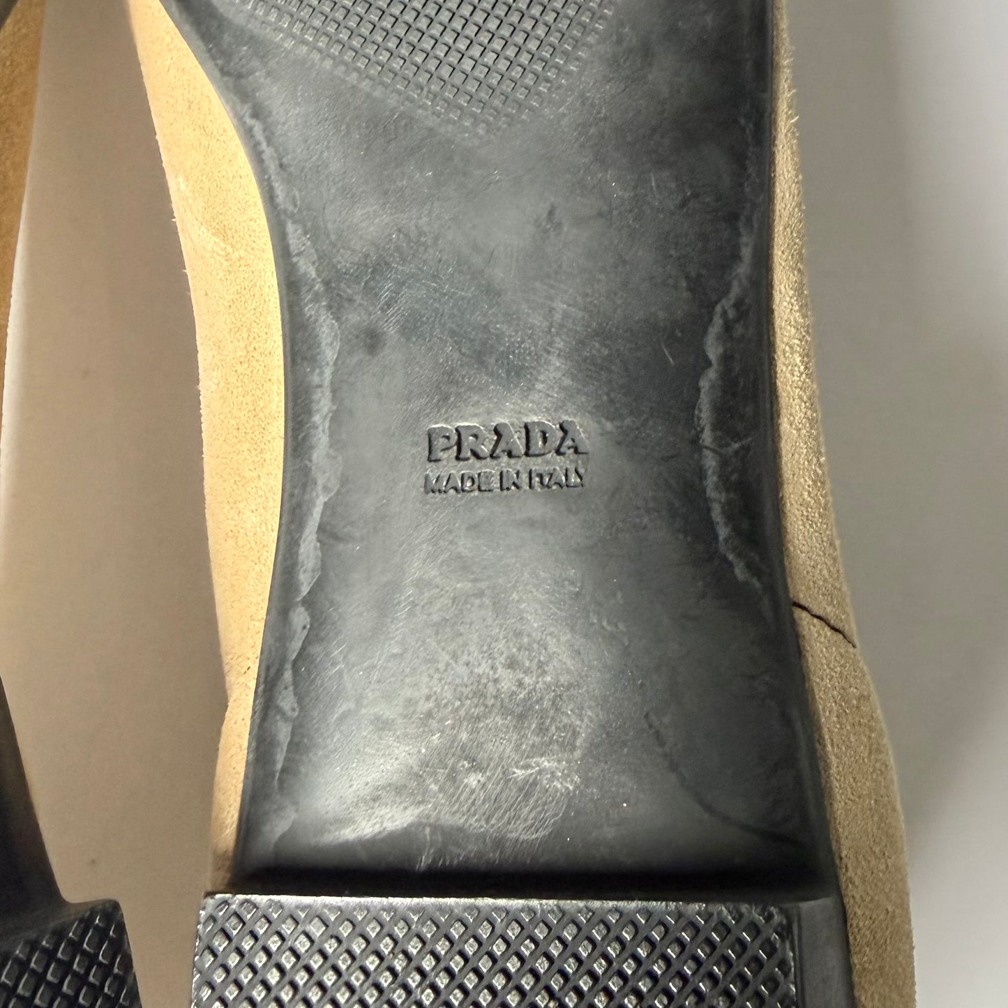 Prada Suede Ballet Flats