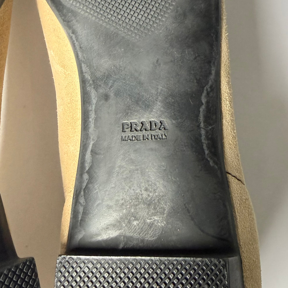 Prada Suede Ballet Flats