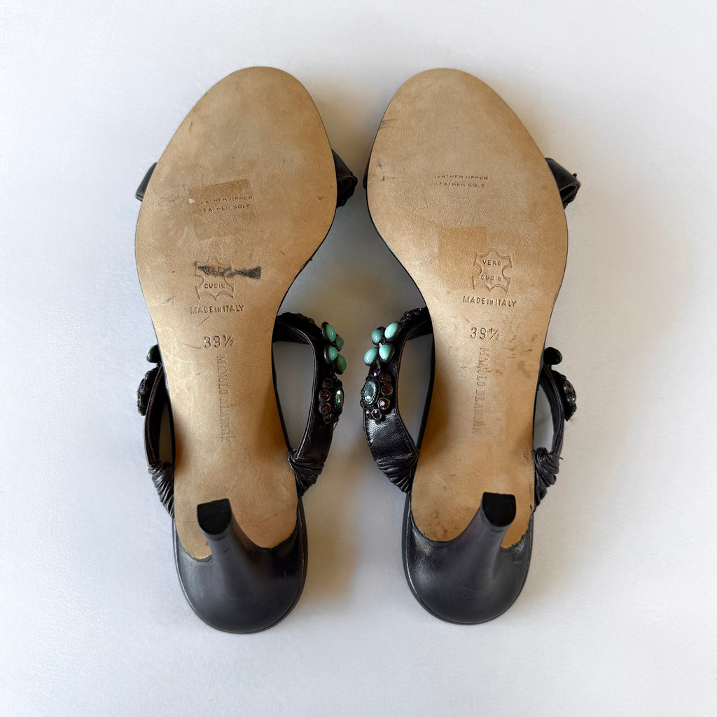 Vintage Manolo Blahnik Sandal Heels (39.5)