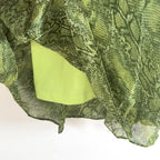 Vintage Betsey Johnson Snakeskin Slip Midi Dress