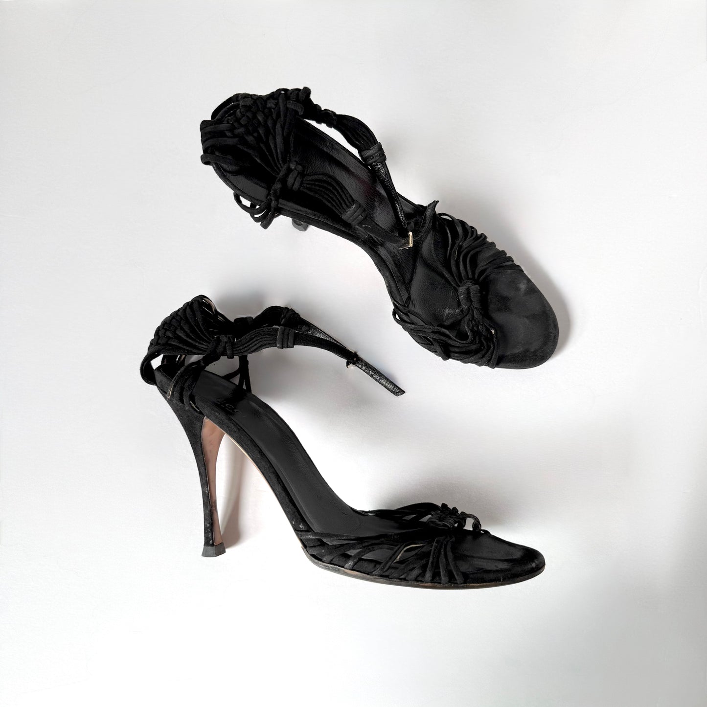 Vintage Gucci Macrame Heels (9)
