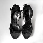 Vintage Gucci Macrame Heels (9)