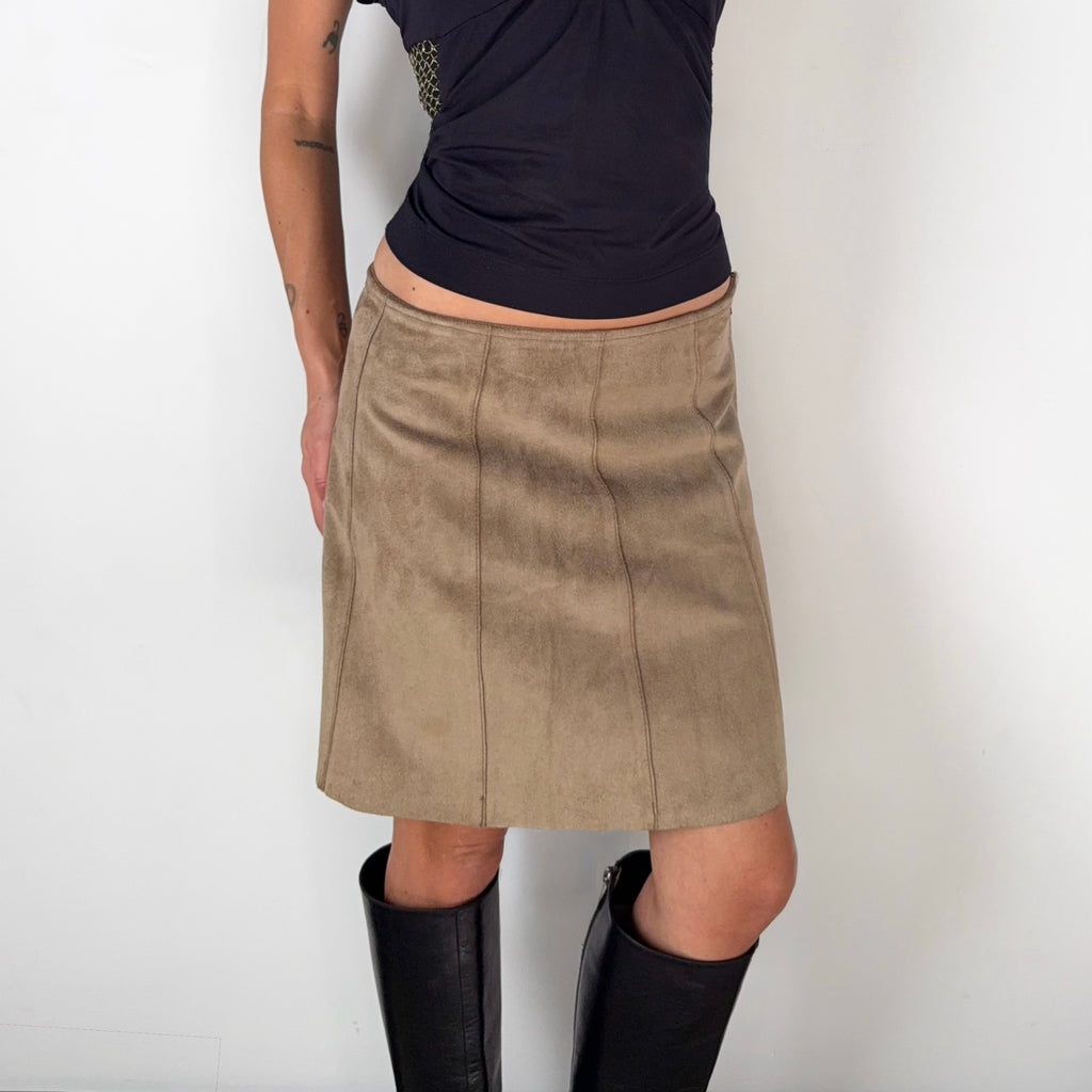 Vintage DKNY Suede Mini Skirt