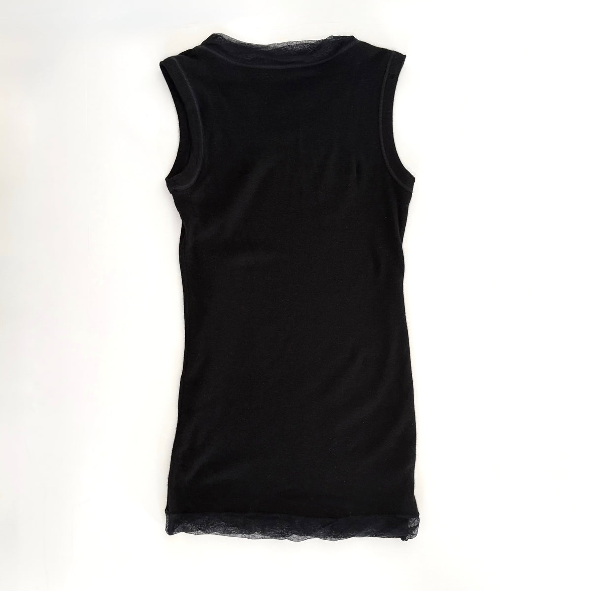 Vintage Dolce & Gabbana 90s Black Tank Mini Dress