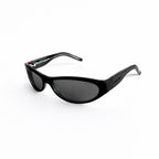Vintage Ralph Lauren Black Slim Wrap Sunglasses