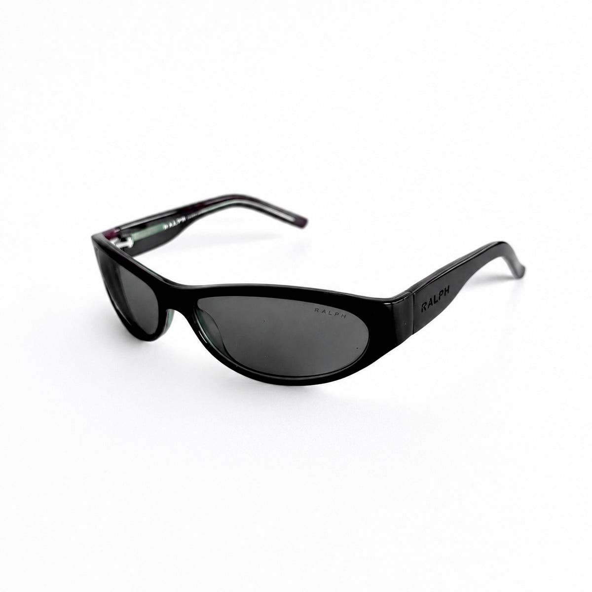Vintage Ralph Lauren Black Slim Wrap Sunglasses