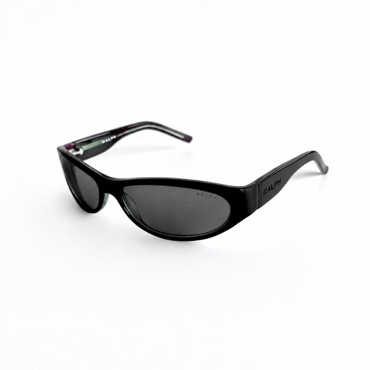 Vintage Ralph Lauren Black Slim Wrap Sunglasses