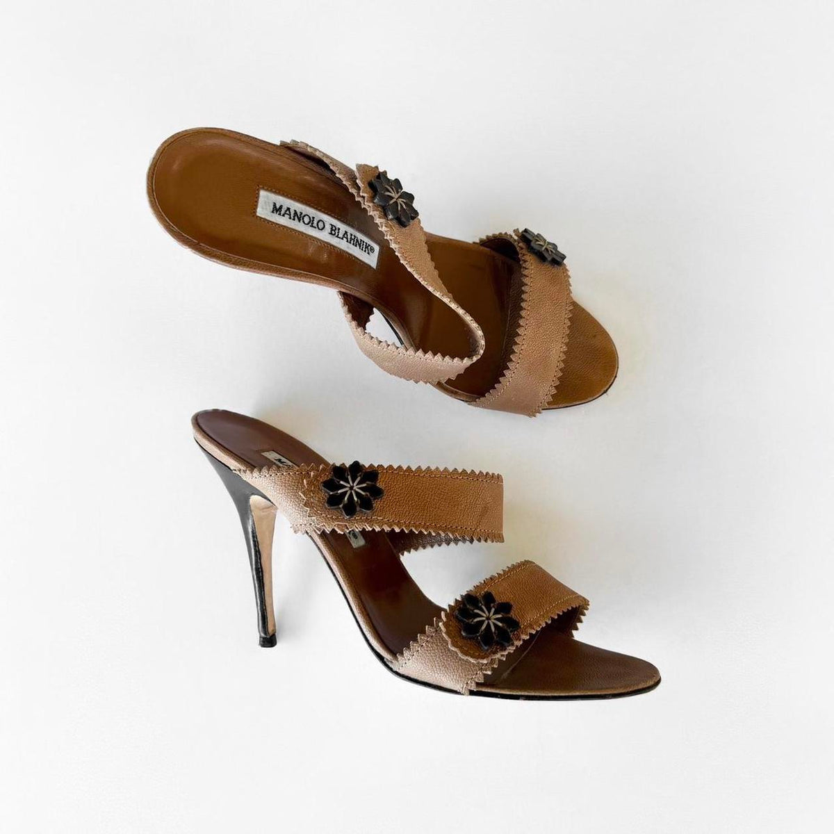 Vintage Manolo Blahnik Sandal Heels (37)