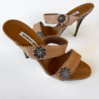 Vintage Manolo Blahnik Sandal Heels (37)
