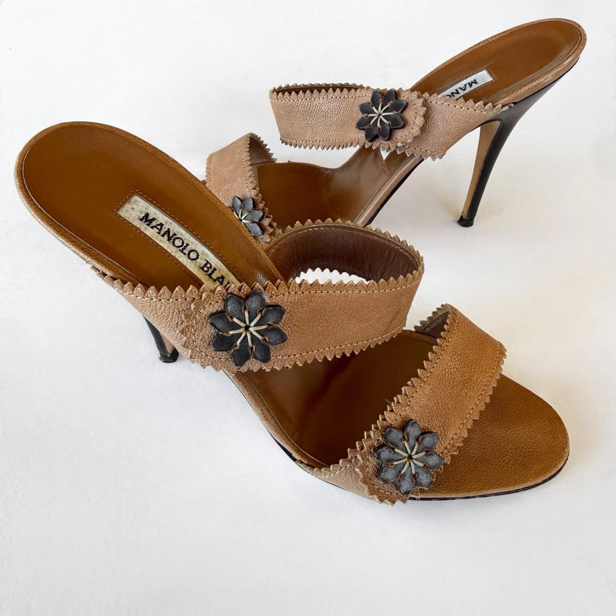Vintage Manolo Blahnik Sandal Heels (37)