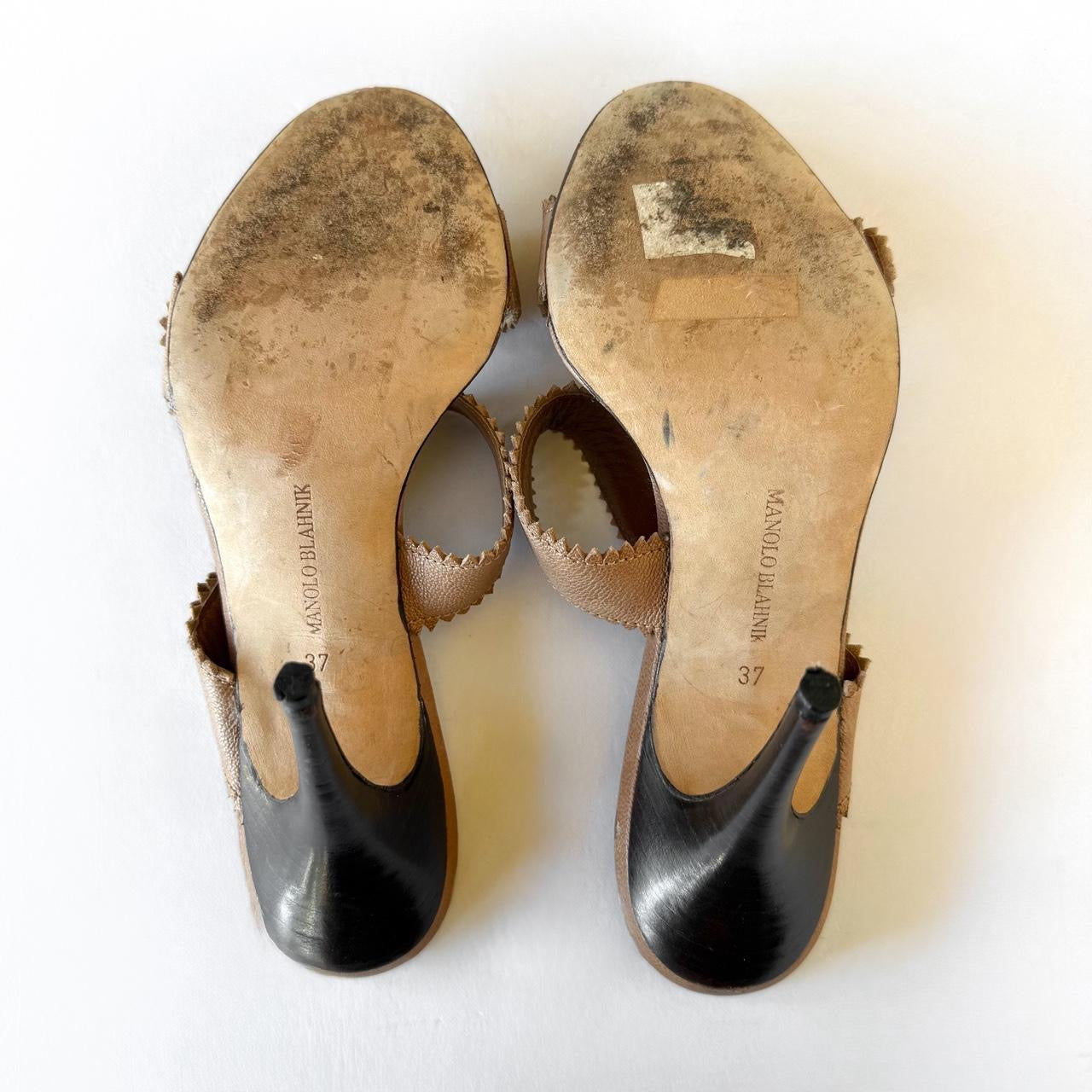 Vintage Manolo Blahnik Sandal Heels (37)