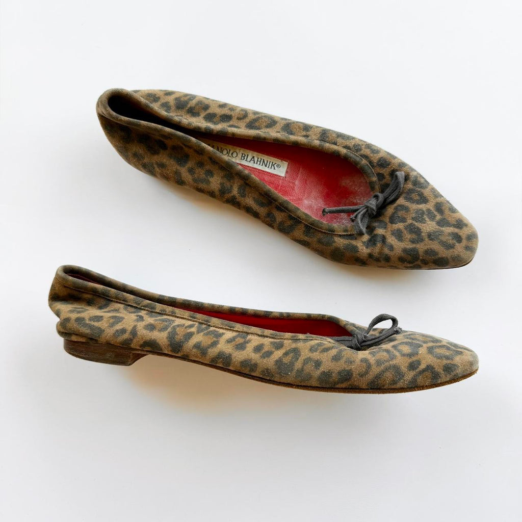 Vintage Manolo Blahnik Ballet Flats