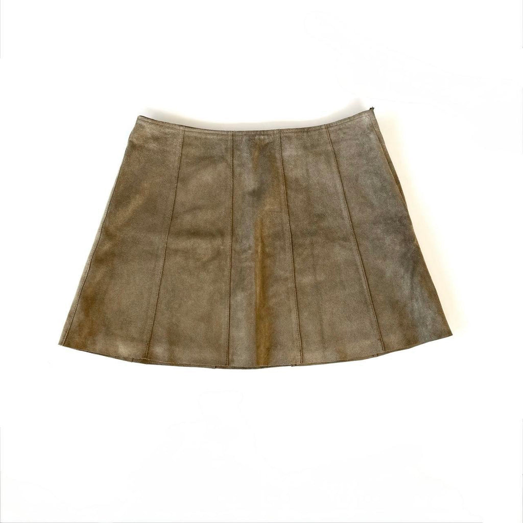 Vintage DKNY Suede Mini Skirt