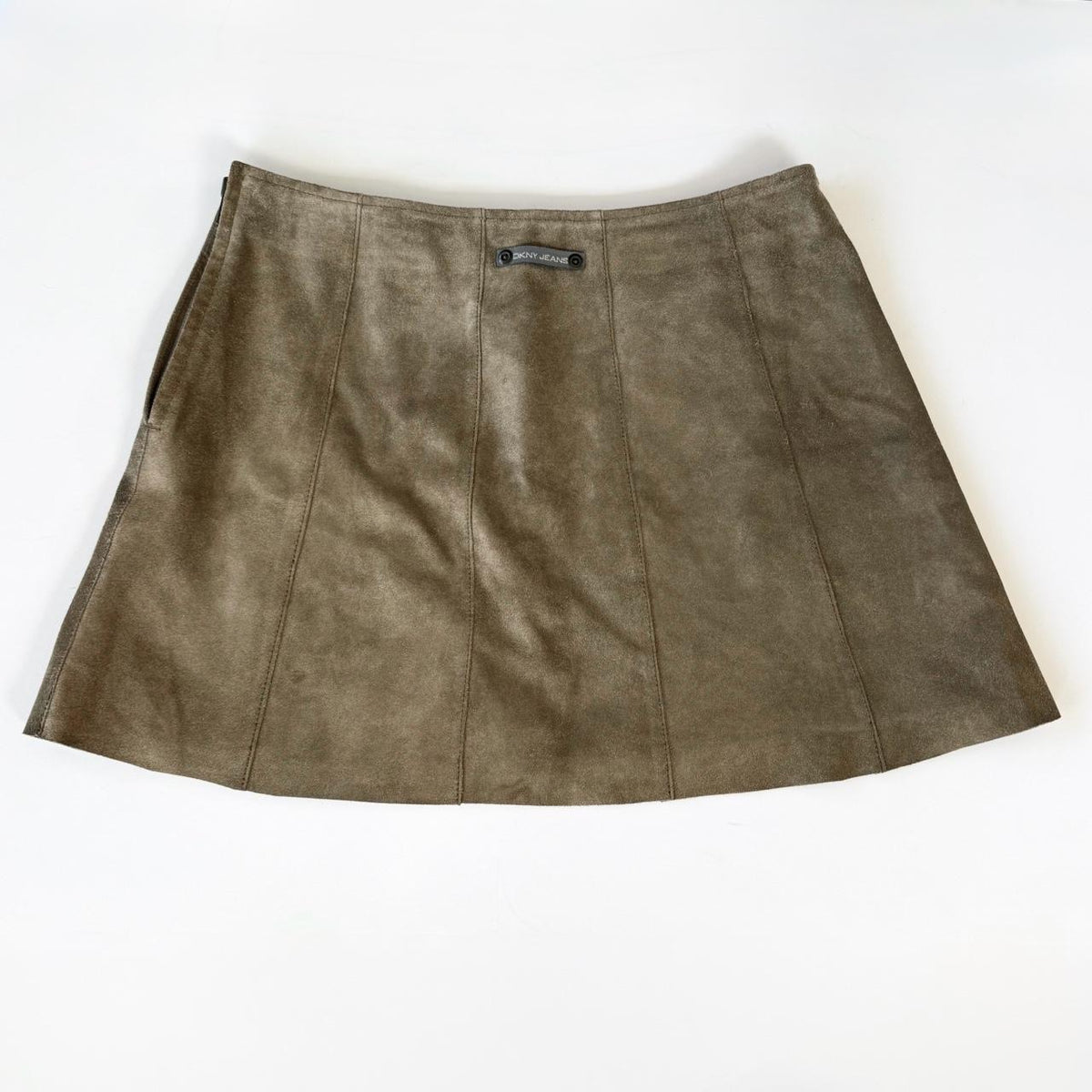 Vintage DKNY Suede Mini Skirt