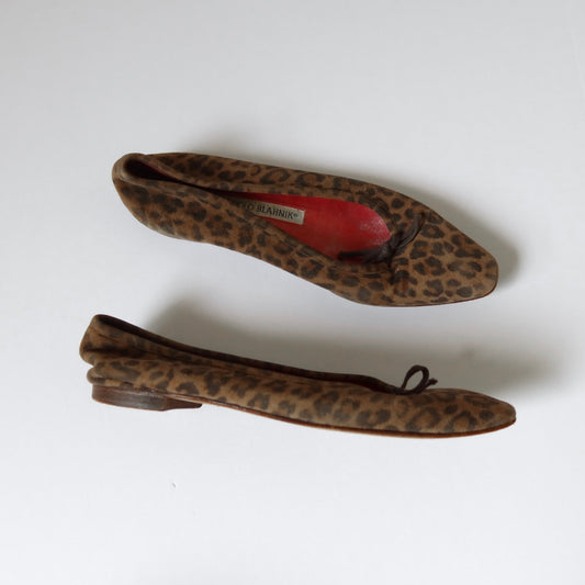 Vintage Manolo Blahnik Ballet Flats