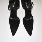 Prada Mary Jane Pointed Toe Heels