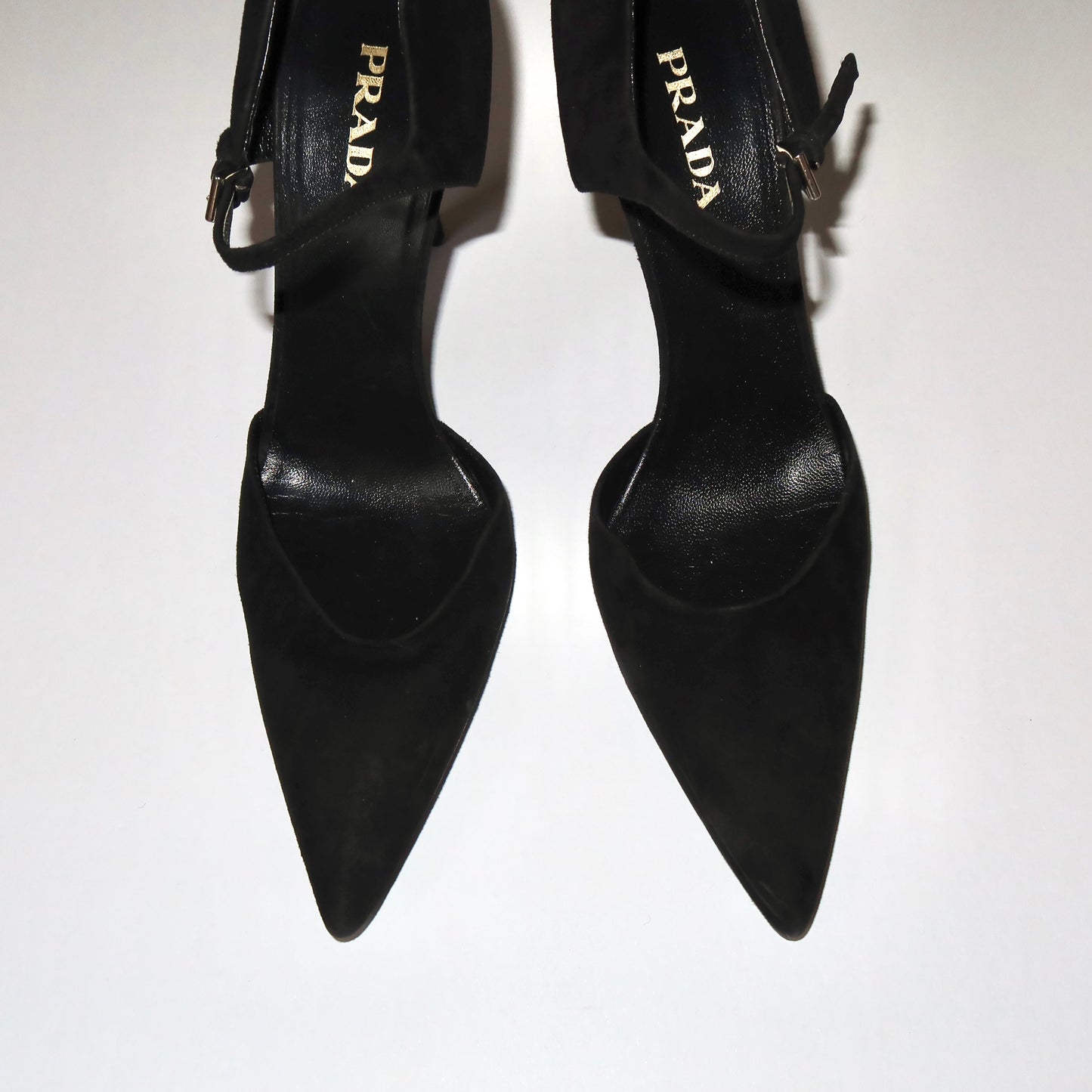 Prada Mary Jane Pointed Toe Heels