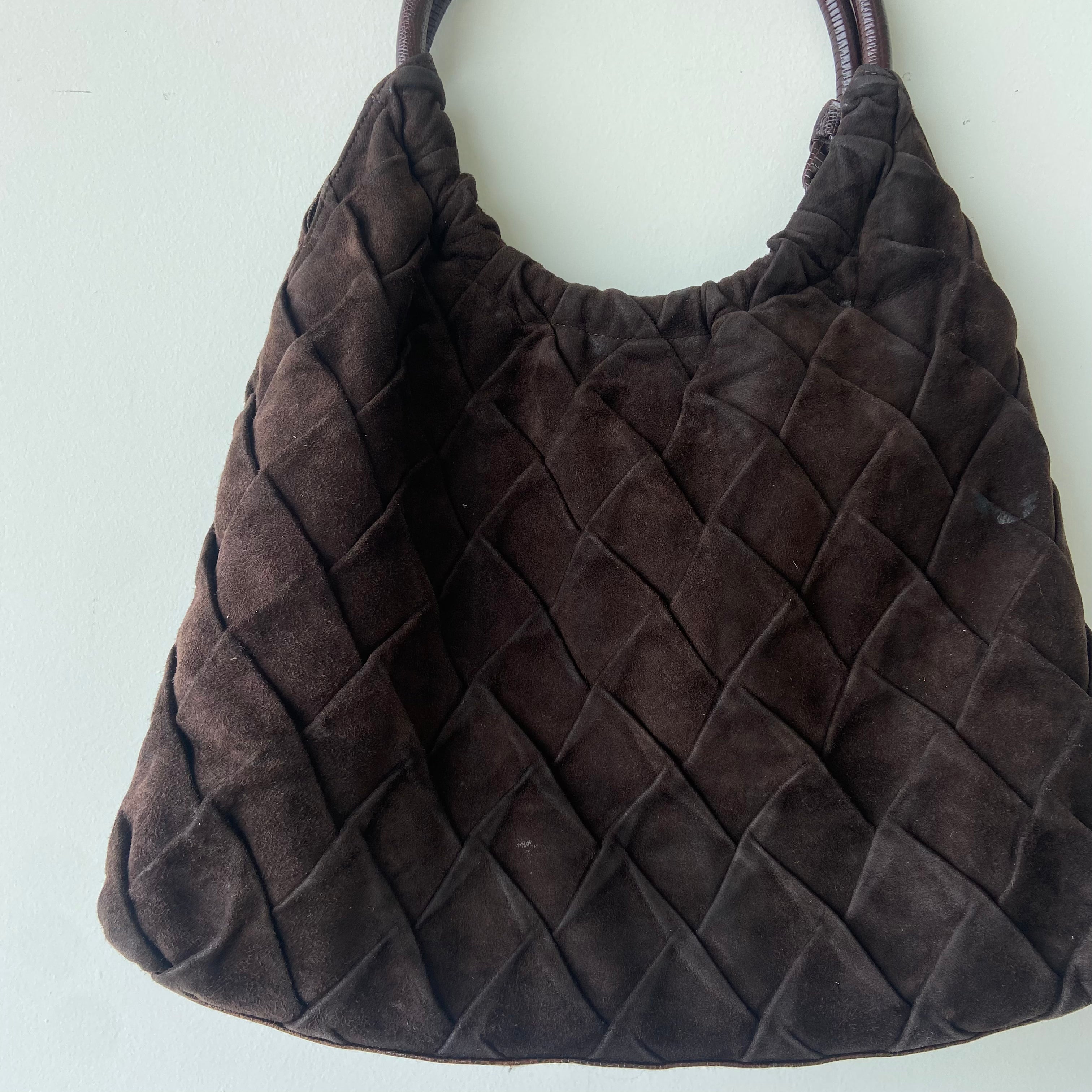 Giorgio Armani Suede Shoulder Bag