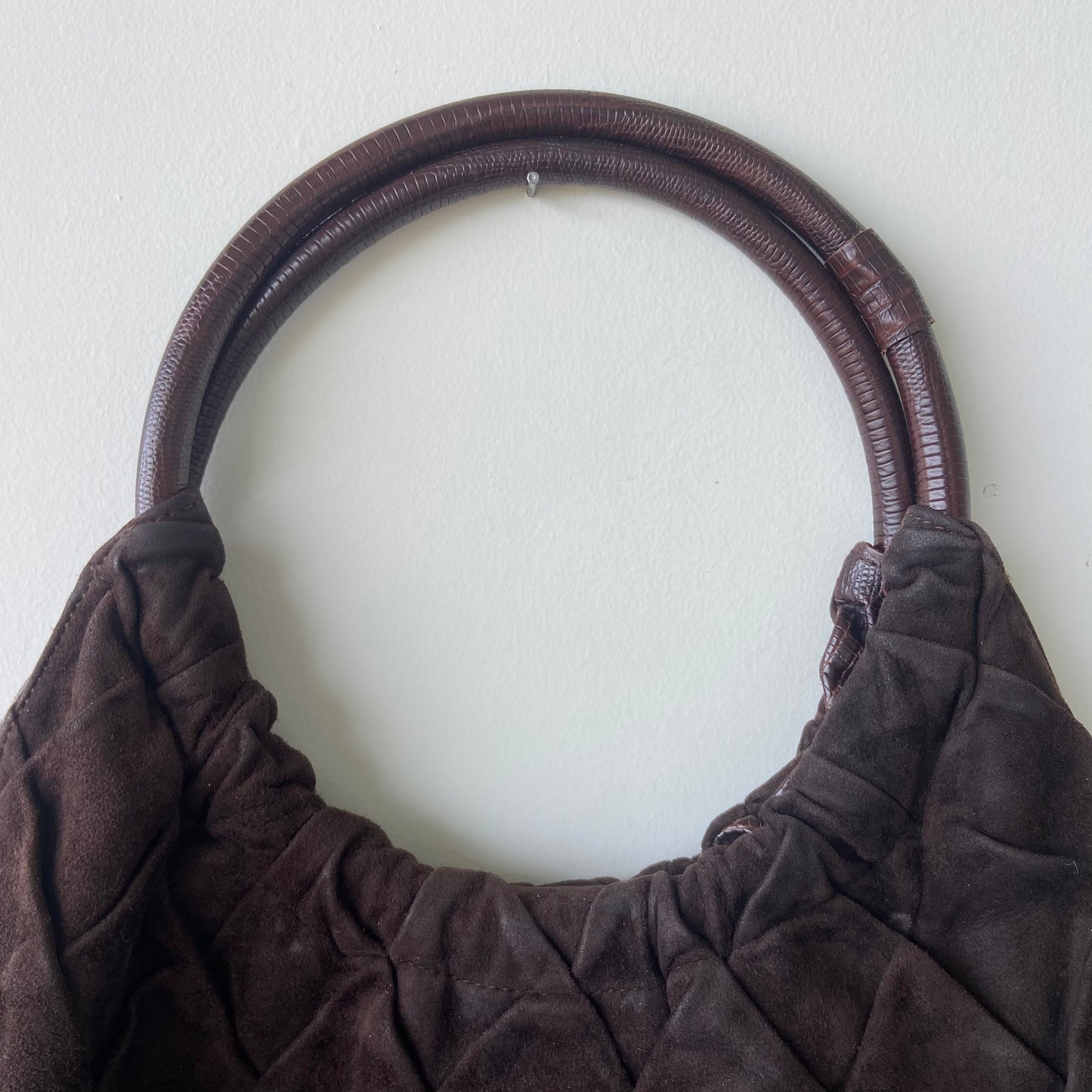 Giorgio Armani Suede Shoulder Bag