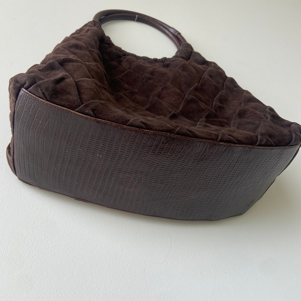 Giorgio Armani Suede Shoulder Bag