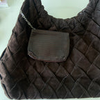 Giorgio Armani Suede Shoulder Bag