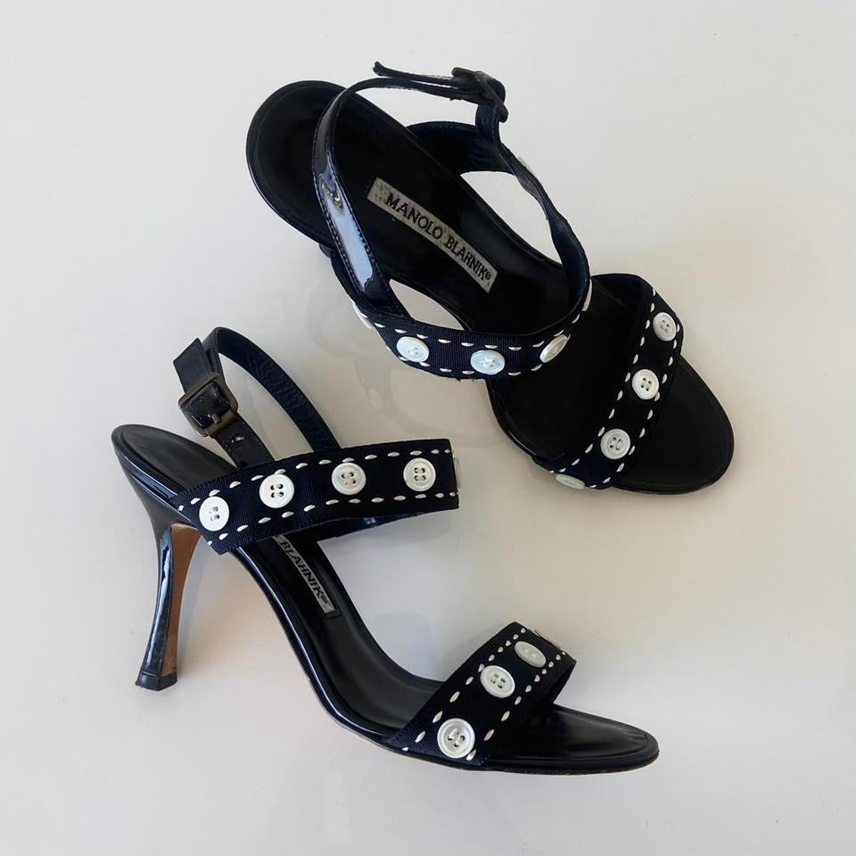 Manolo Blahnik Button Heels