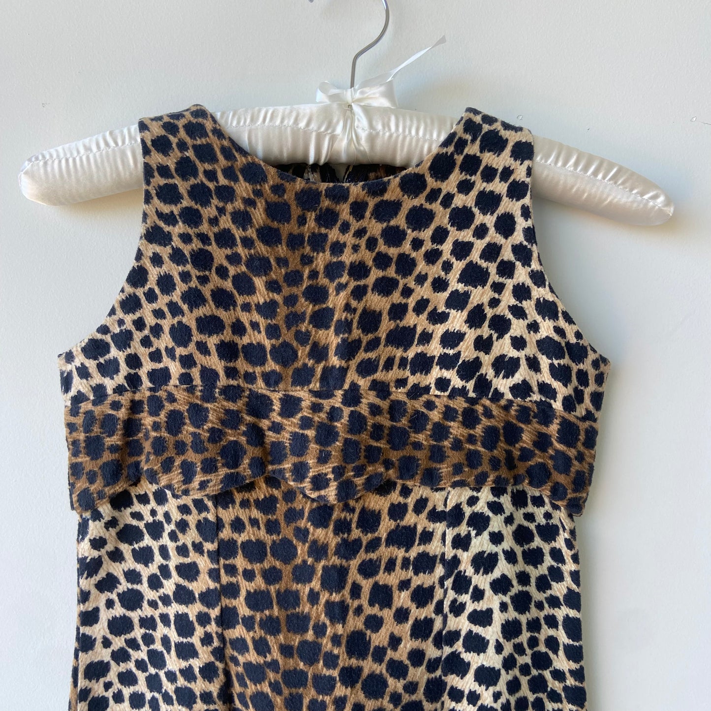 Vintage Cheetah Mod Dress