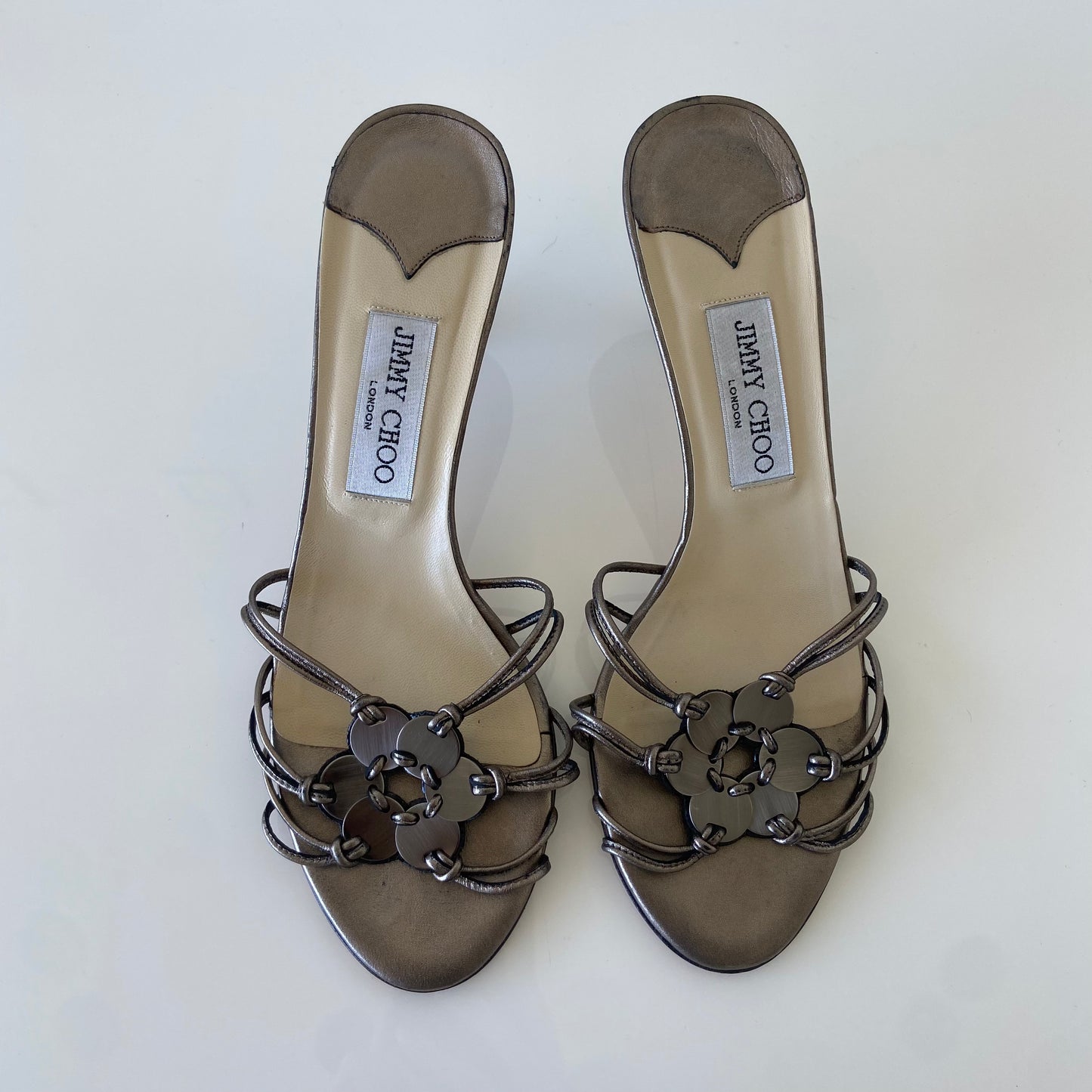 Jimmy Choo Strappy Kitten Heels