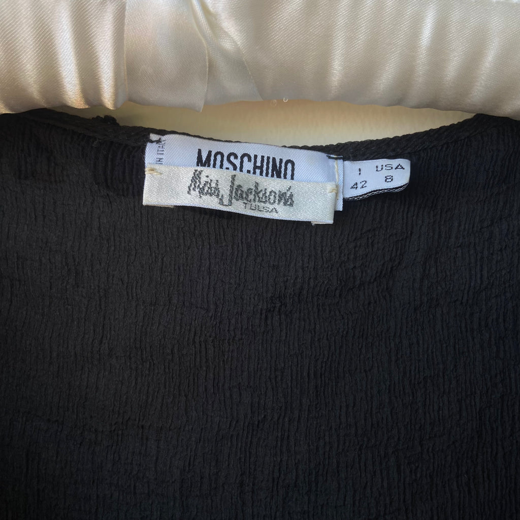 Vintage Moschino Ruffled Heart Top
