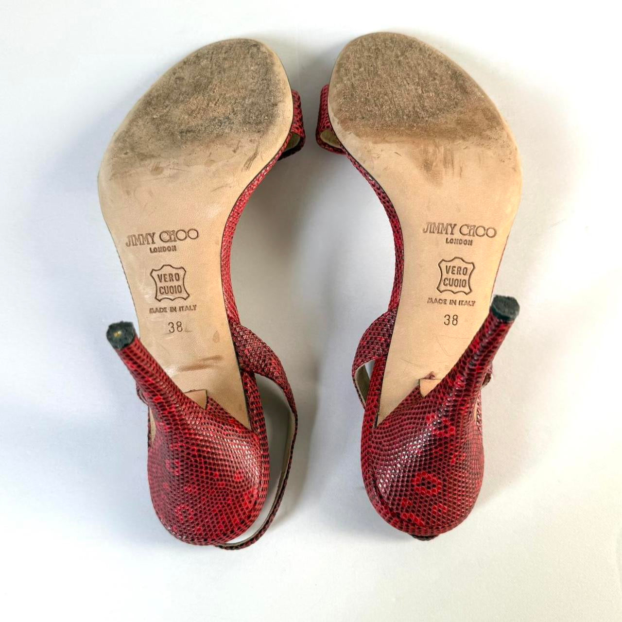 Vintage Jimmy Choo Sandal Heels (38)
