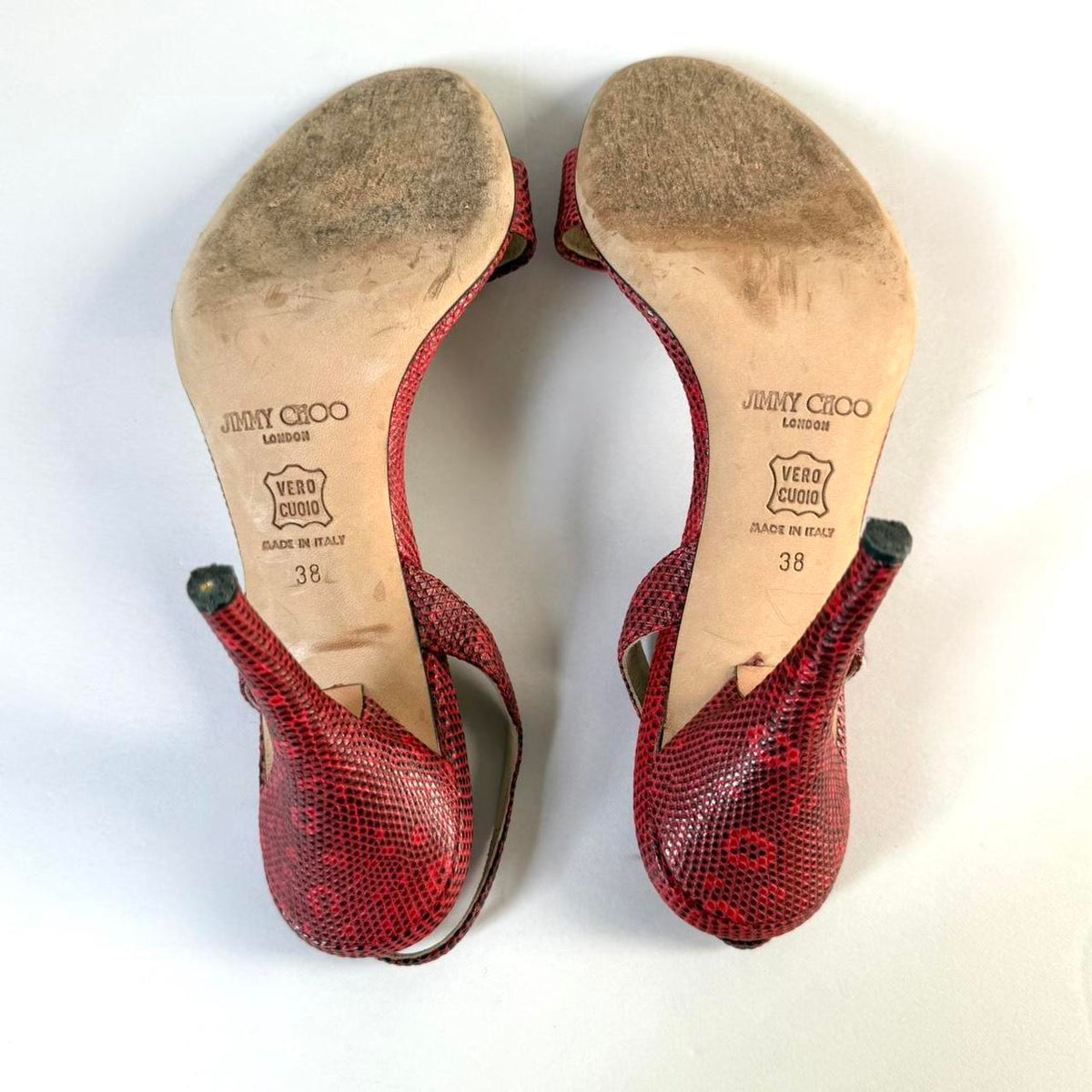 Vintage Jimmy Choo Sandal Heels (38)