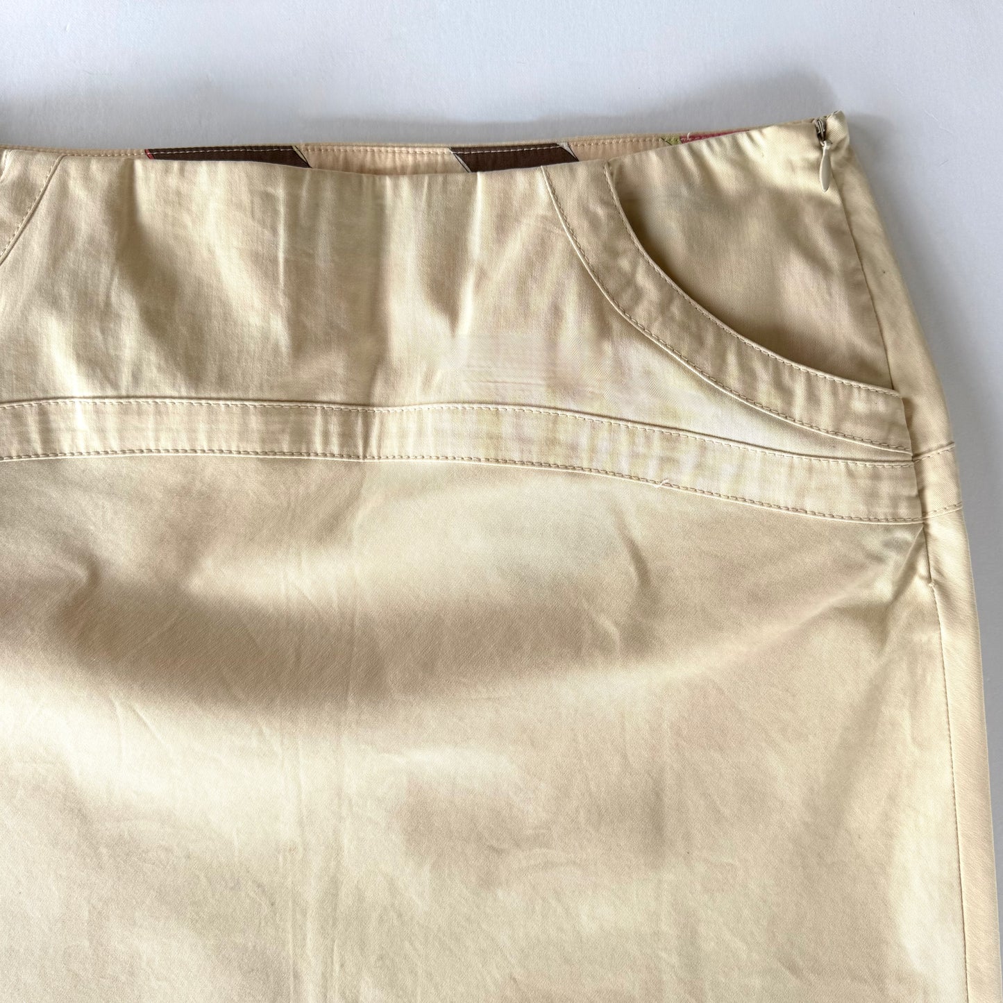 Vintage Pucci Khaki Skirt
