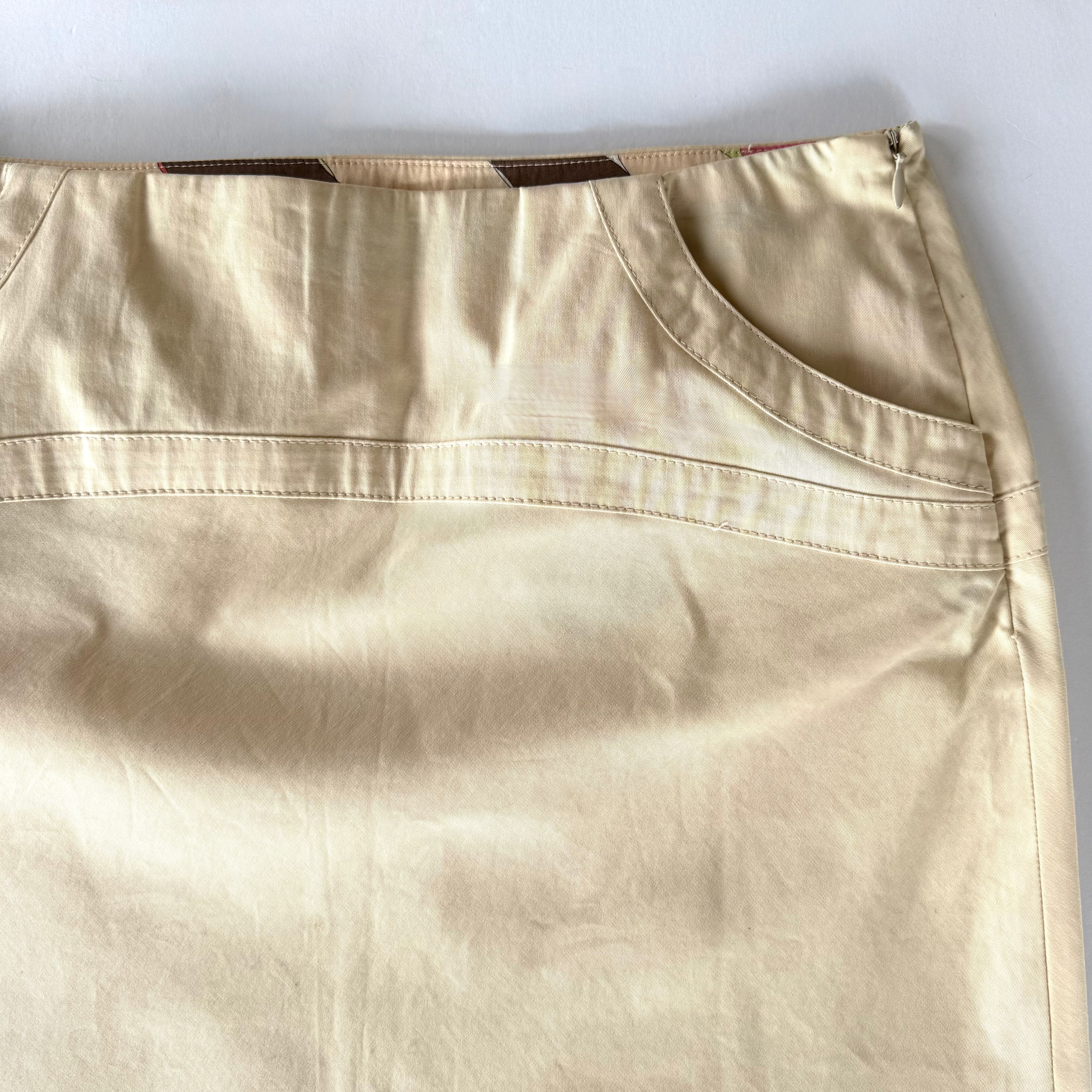 Vintage Pucci Khaki Skirt