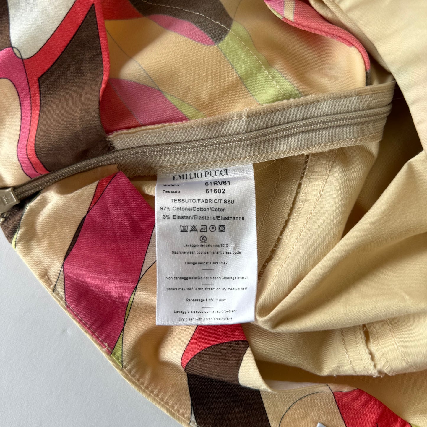 Vintage Pucci Khaki Skirt