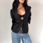 Vintage Cropped Blazer
