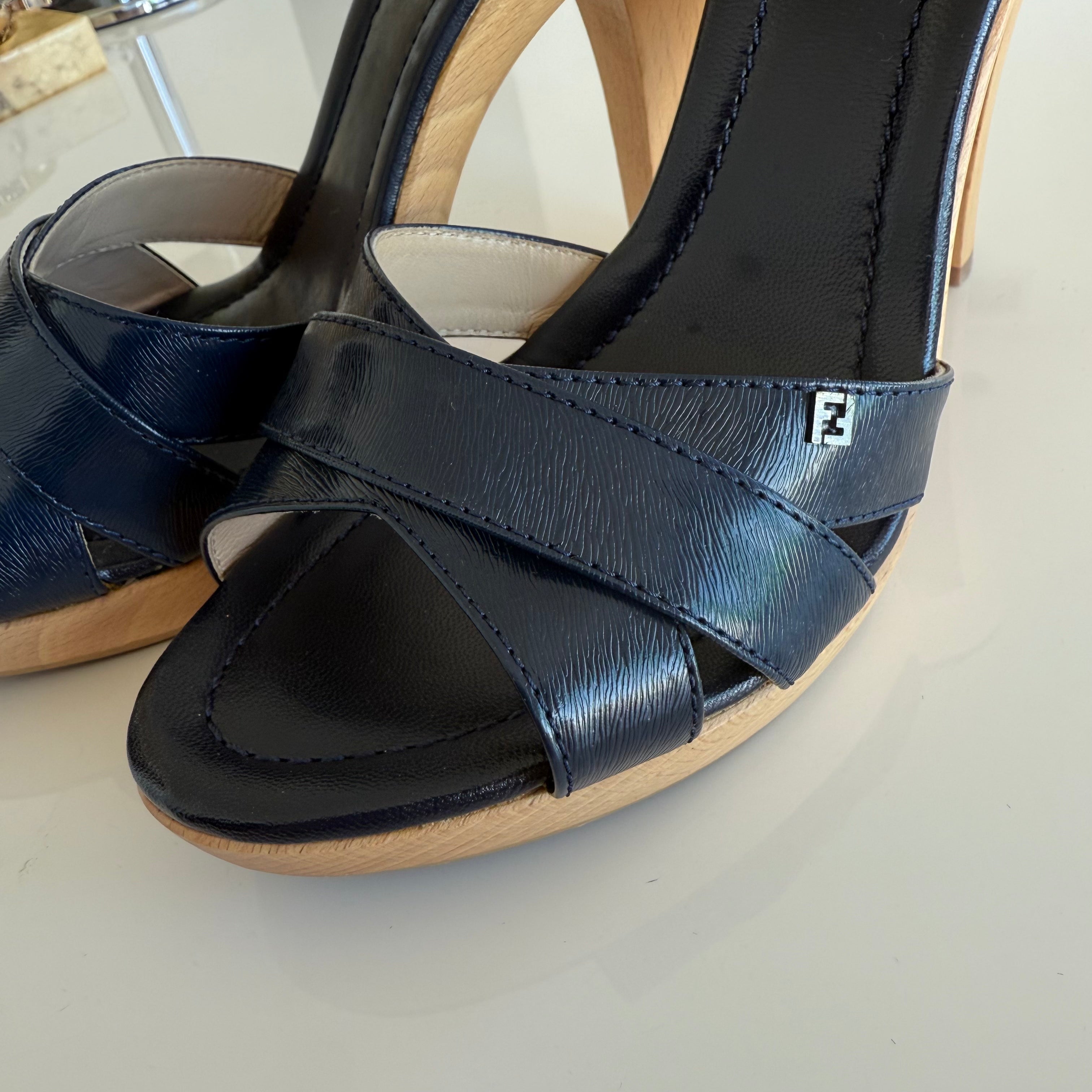 Vintage Fendi Sandal Heels