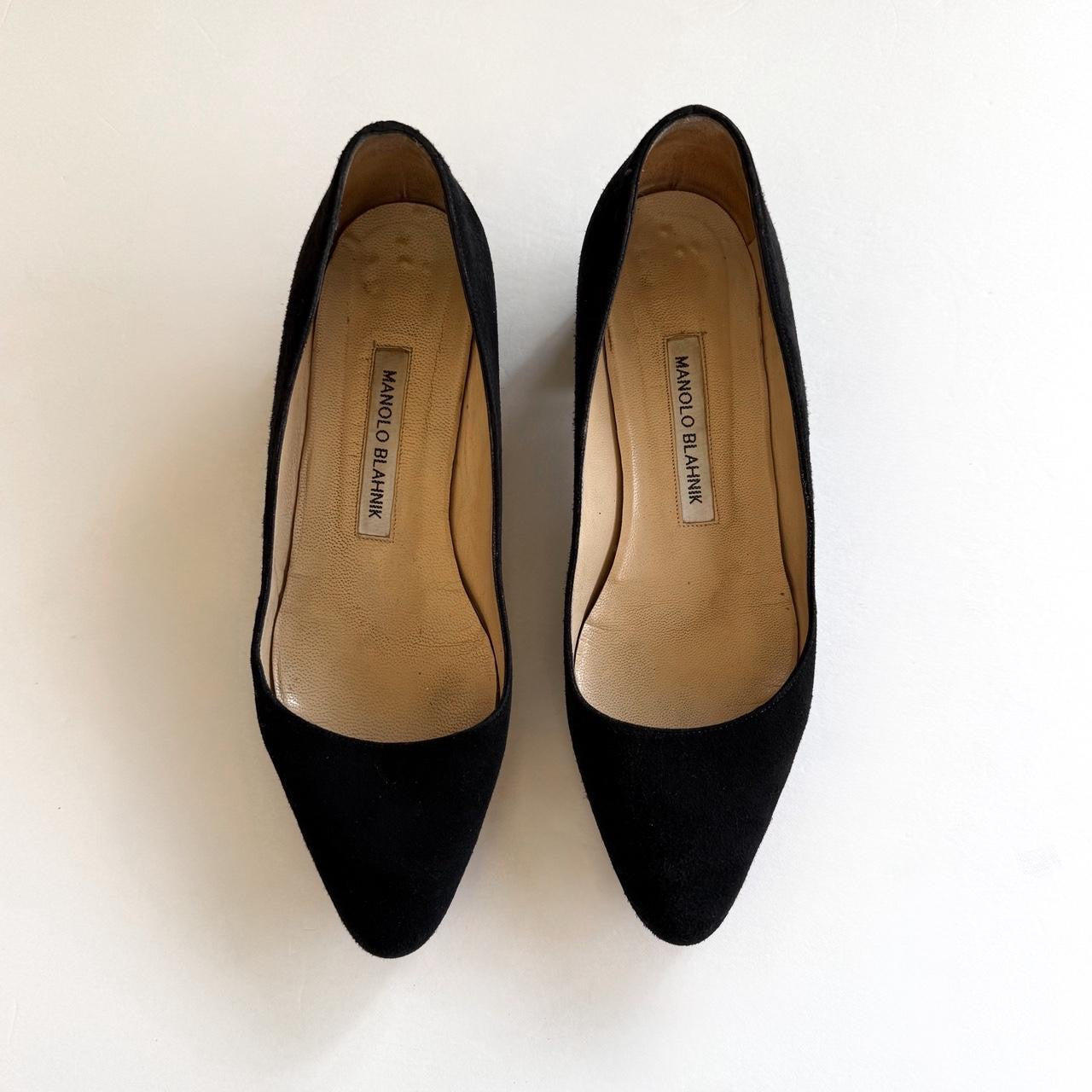 Vintage Manolo Blahnik Ballet Flat Pump (37)