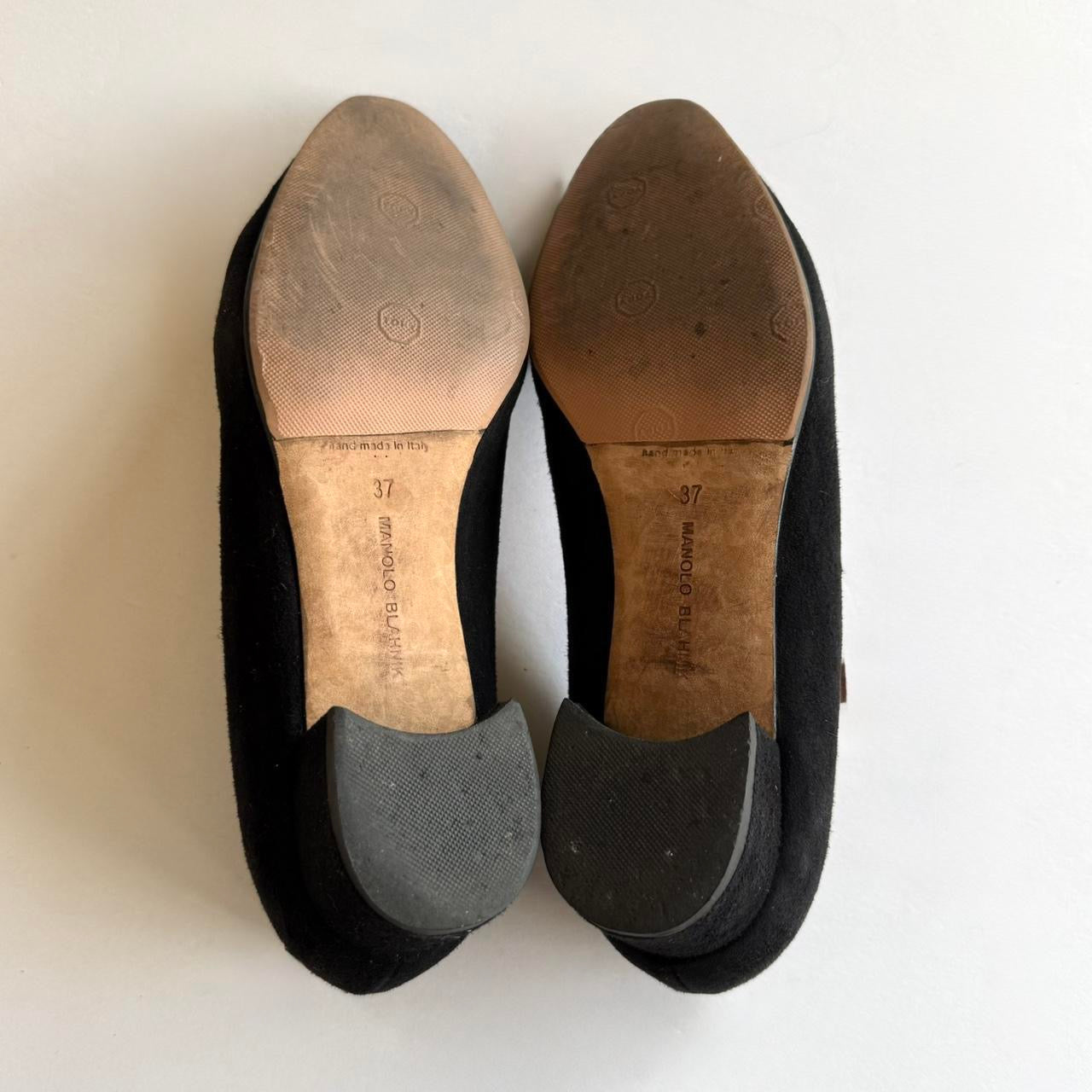 Vintage Manolo Blahnik Ballet Flat Pump (37)