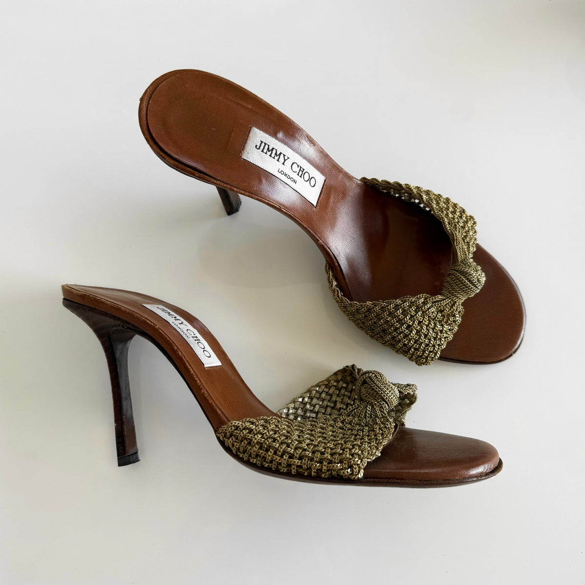 Vintage Jimmy Choo Sandal Heels