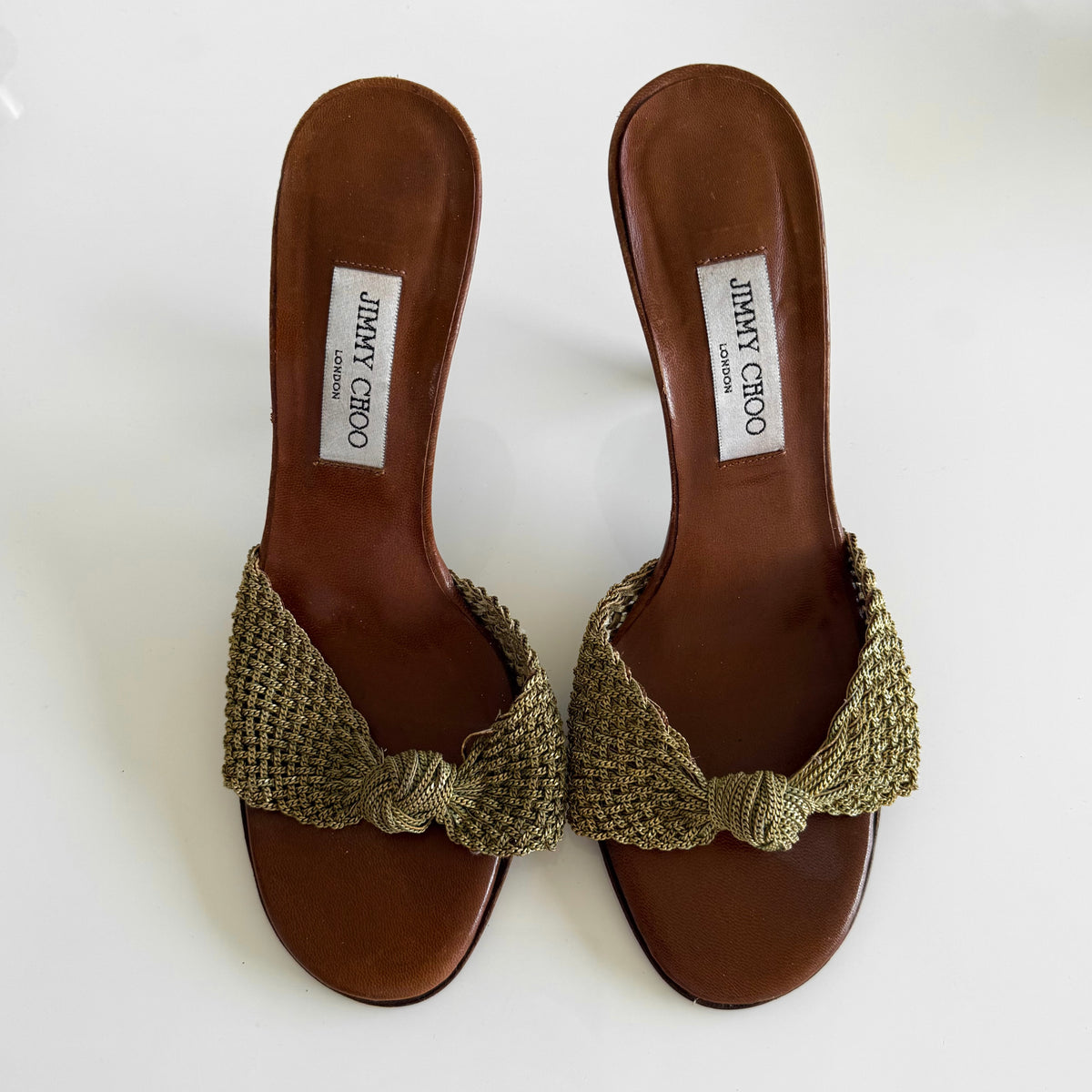 Vintage Jimmy Choo Sandal Heels
