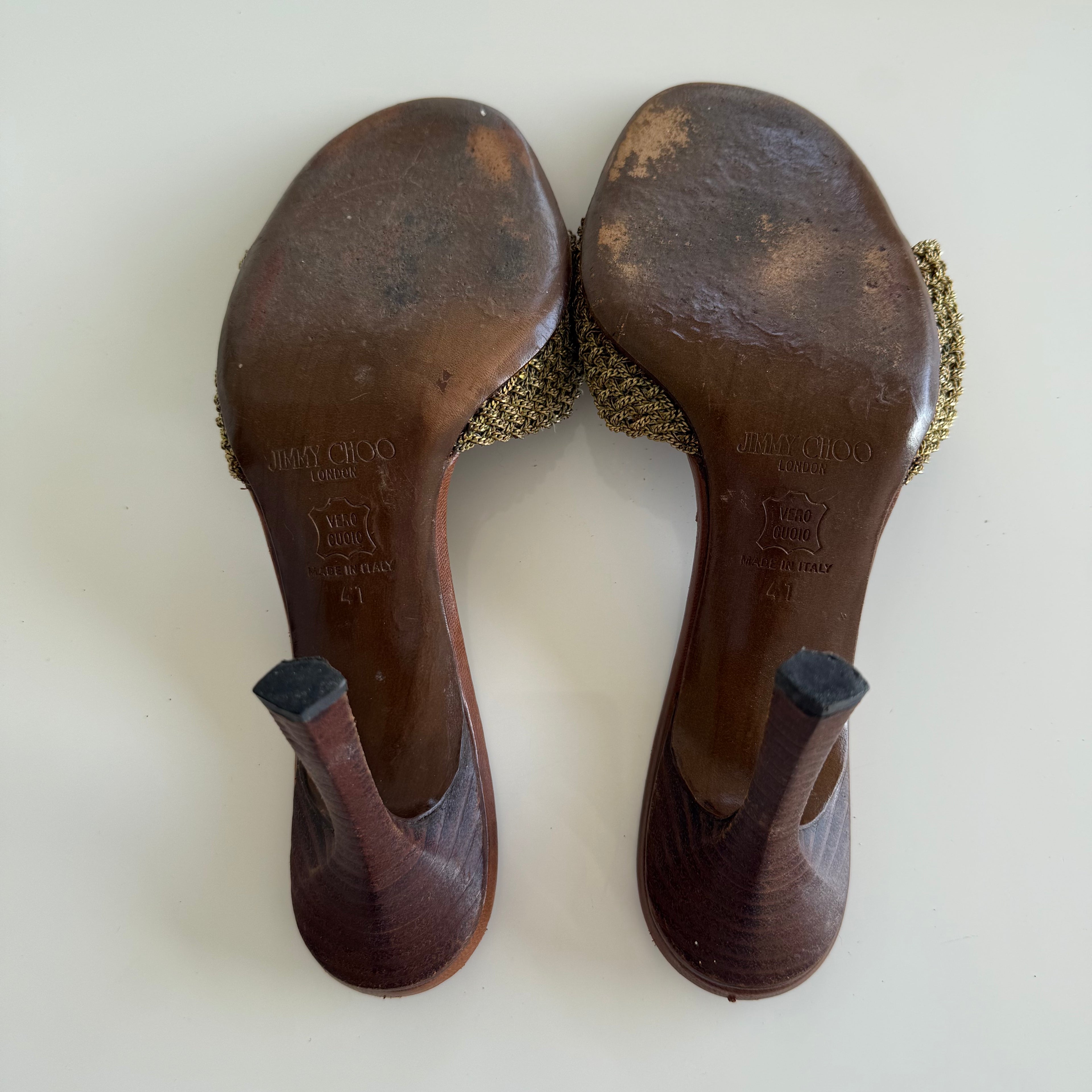 Vintage Jimmy Choo Sandal Heels
