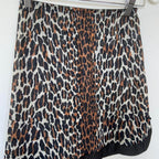 Vanity Fair Leopard Slip Skirt